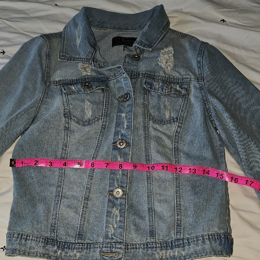 Ci Sono Light Blue Denim Jacket - Picture 7 of 11